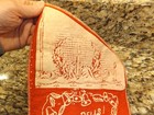 Vintage 1930 s Felt Christmas Stocking Christmas Jingle Bells Santa Sleigh Nice