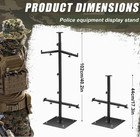 Tactical Gear Stand W armor Vest Hanger  Helmet Holder   Belt Rack