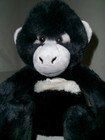 Plush Black Monkey Ape Stuffed Animal 2022 The Petting Zoo  20  Tall