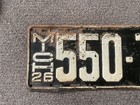 Rare 1926 Michigan License Plate Original Paint Chevy Ford Dodge Tough Plate 