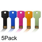 Kootion 5pcs 8gb Usb Flash Thumb Drive Key Shape Usb Memory Sticks Pen Drive Lot