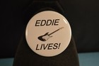  eddie Lives  Button  Eddie   The Cruisers  2 1 4  Pin Pinback Fender Guitar New
