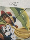 Via Printed Needlepoint  Tapestry Gobelin Canvas Only 40x50 Cm