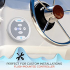 Pyle Waterproof Bluetooth Marine Amplifier Receiver - Weatherproof 2 Silver