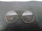 Vintage Mens 10k Gold Spring T p Round Eyeglasses  W  Leather Case