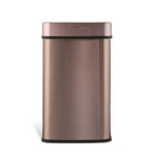 Touchless Motion Sensor Trash Can Gold Stainless Steel  3 Gallon Kitchen Garbage