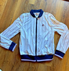Fila Zip Front Heritage Tennis Track Jacket Adult Size Small 