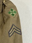 Vintage Us Army Ike Wool Jacket Wwii 4th Infantry Division Corporal Original