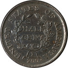 1804 Half Cent  plain 4  Stemless Wreath  Choice Au C-13 R 1 Strong Strike