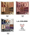 Lot Of 3  New L a  Colors Color Block Eye Shadow Rose Nude Cool  sealed 3-pack 