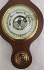 Vintage Banjo Style Weather Station Thermometer  Barometer
