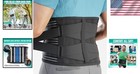 Breathable Lumbar Support Brace For Work - 6 Stays For Xxl Sciatica Relief