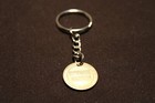 Vintage Keychain  Delaware River Transit Token   Brass Token Keychain