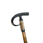 Vintage Rigi-kulm Swiss Alps Cane Horned Walking Stick With Pointed End