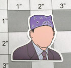 Prison Mike Michael Scott The Office Vinyl Decal Sticker For Tumblers Laptops