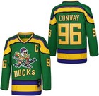 Youth Mighty Ducks Jersey  96 Conway  99 Banks Jersey movie Ice Hockey Jersey Fo