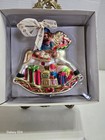 Vintage Kurt Adler Holidays Are Santa s World Carousel Rocking Horse Ornament