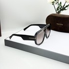 Tom Ford Rellen Ft1093 Aviator Black Brown Gradient Lens 71-7-120 New