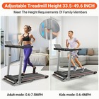 Treadmill With Incline Portable Folding Walking Running Machine 300lbs For Home