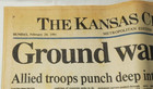 The Kansas City Star Newspaper Ground War Begins February 24  1991