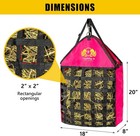 Tripple-d Horse Supplies Top Loading Slow Feeder Hay Bag Equipment Horses Goats