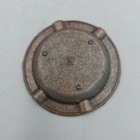 World s Fair 1982 Ashtray Knoxville  Tn Copper Tone Metal  Vintage Collectible  