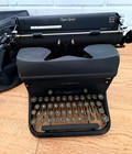 L C Smith   Corona Typewriter Super Speed 1930s Black Antique Vtg