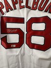 Jonathan Papelbon Signed Boston Red Sox Custom Jersey Beckett Witness