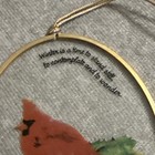 Vintage Glass 1997 Marjolein Bastin Avon Cardinal Sun Light Catcher Gold Oval