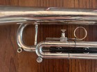 Getzen 590s Capri Sliver Plated Bb Trumpet With First Valve Trigger