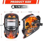 2x Pro Solar Auto Darkening Welding Helmet Arc Tig Mig Mask Grinding Welder Mask