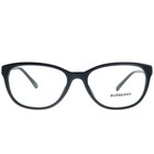 New Authentic Burberry Be 2172 3001 Black Plastic Round Eyeglasses 52mm