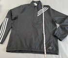 Adidas Youth Large  16-18  Run It 3-stripes Anorak Windbreaker Light Weight