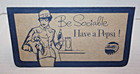 Vintage 1959 Pepsi Cola Advertisement On Greyhound Bus Ticket Envelope