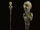 Wolfman Cane Carved Cane Walking Stick Cane Handmade Wooden Stick High Quality