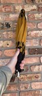 Retro Vintage Kobold Minimatic Geometric Black   Gold Umbrella Mid Century 36    