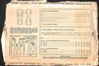 Rare Vintage 1940s Dress Simplicity Sewing Pattern 4823 Bust 36 Complete