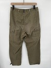 Vintage East German Army Pants Mens G44 Green Raindrop Combat Utility Size 30x28