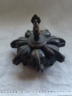 Antique Indian  Brass   Bronze Tika tikka Box For Kumkum Powder   Spice India