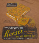 Reese s Vintage-style T-shirt Heather Orange Large Retro Candy Ad Americana