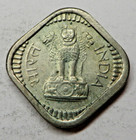 India-republic 5 Paise 1965 c  Copper-nickel Km 17 Unc