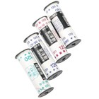 4x 120 220 Assorted Empty Roll Film Spool With Backing Paper For Hand Re-roll