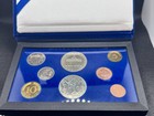 1990 German Proof Coin Set     Ddr Reunification     20 Mark  999 Silver   7 Coins