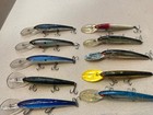 Lot Of 20 Deep Diving Fishing Lures Crankbaits  Trolling Plugs  Walleye  082