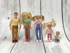 Fisher Price Loving Family Dollhouse Doll Family Mom Dad Sisters Baby 0173