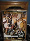 West Coast Choppers Jesse James Sexy Biker Girl 2004 Coors Light Poster 24x18   