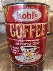 Rare Vintage Kohls Coffee Can 3 Lbs  Canister Milwaukee Wi