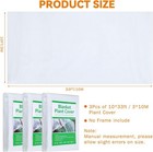 3 Pcs Plant Cover Freeze Protection 10 X 33 Ft Floating Row Blanket Reusable
