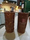 2 Tiki Bar Mug Pair 2014 Kc Co Ltd Daga Hawaii 2014 Mugs 7  Brown