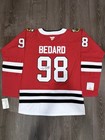 Connor Bedard Signed Autographed Chicago Blackhawks Psa Dna